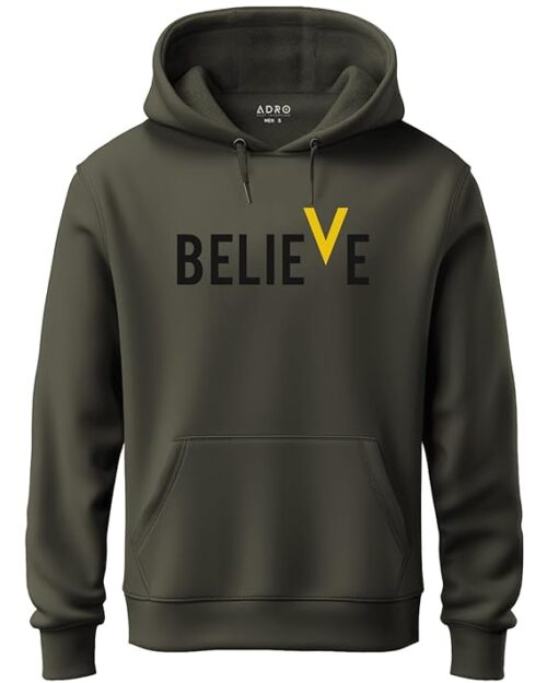 Cotton Hooded Sweatshirt for Men
